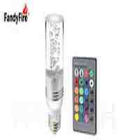 Authentic FandyFire E27 3W 1*LED 45LM Cylindrical RGB LED Light Bulb