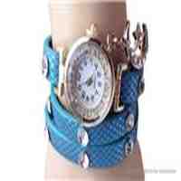 Crystal Winding Band Women's Analog Wrist Watch