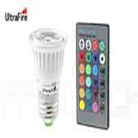UltraFire E27 3W 1*LED 180LM RGB LED Light Bulb