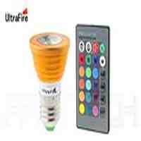 UltraFire E27 3W 1*LED 180LM RGB LED Light Bulb