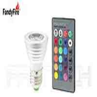 Authentic FandyFire E27 3W 1*LED 370LM RGB LED Spotlight Bulb