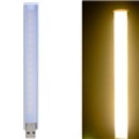 5V 1A 15x5050 Warm White USB LED Light (Silver)