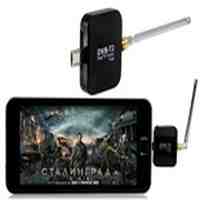 DVB-T2 Pad TV Receiver TV Tuner Stick for Android Phones/Tablet (Black)