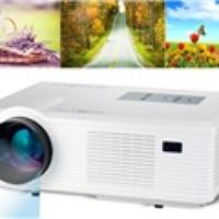 CL740D 1080P LED HD Projector with US Plug (White)