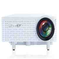 UHAPPY U18 Mini Portable HD LED Projector (White)