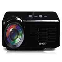 UHAPPY U35 Mini LED Projector with HDMI HD Output (Black)