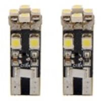 2pcs 8 1210 SMD LED Light Bulb with CANBUS (White)