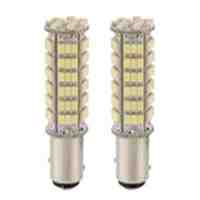 2PCS 120-LED White Car Brake Light (White)