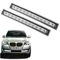 Universal 12 LED Super Bright Daytime Driving Lamp for Cars (Transparent)