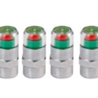 AT2019 Visual Tire Pressure Warning Valve Cap LED Indicator Set of 4