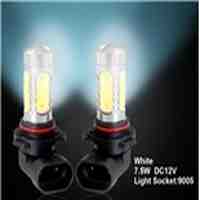 9005 7.5W 5 x COB White Car LED Fog Light 2pc Set 