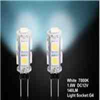 G4 9 x 5050 White Car LED Light 2pc Set 