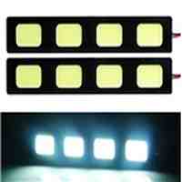 Super Bright 4-LED COD White Daytime Running Lights 2pc Set  