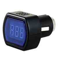 Digital LED Display Car Voltage Meter Tester Voltmeter (Black)