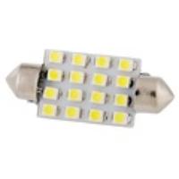 16-LED Bulb Sports Car Dome Light Bulb (Red)