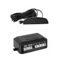 Car LED Parking 4 Sensor Reverse backup Radar System (Black)