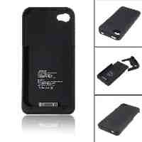 1900mAh Rechargeable Power Charger Battery Case for iPhone 4S/ iPhone 4 Black