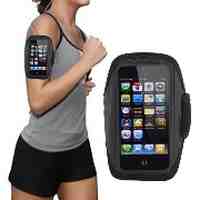 Sport Waterproof Armband Case for iPhone 5 - Black 