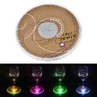 Magic Romantic 7-Color Changing LED Coaster Cup Mat