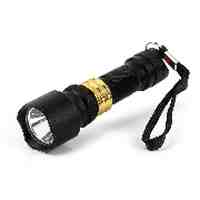 CREE 3W LED IPX5 Waterproof Aluminium Mini Flashlight Torch