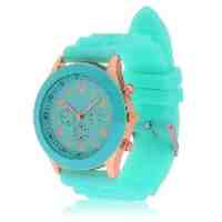 Fashion Silicone  Dial Casual Wrist Watch