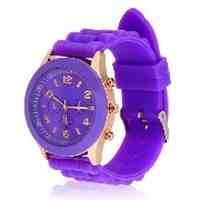 Fashion Silicone  Dial Casual Wrist Watch