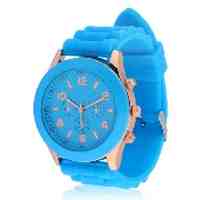 Fashion Silicone  Dial Casual Wrist Watch