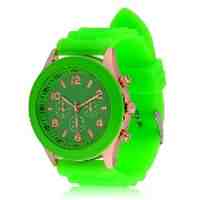 Fashion Silicone  Dial Casual Wrist Watch