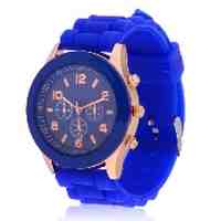 Fashion Silicone  Dial Casual Wrist Watch