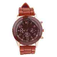 Fashion Silicone  Dial Casual Wrist Watch