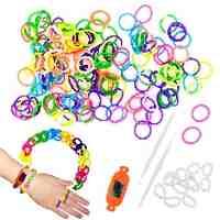 Rainbow Loom Bands Watch by Candy Watches