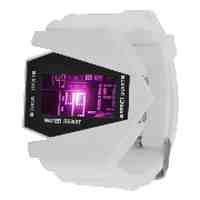 Elegant Air Plane Style Digital Display LED Silicone Wrist Watch