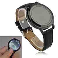 Touch Screen LED Wrist Watch with 60 Blue LED Lights