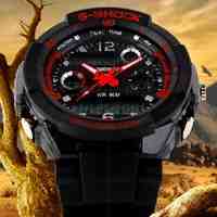 Skmei AD0931 Men's Military Sports Watch Multifunction Multi-colour LED Digital Waterproof Alarm Wrist Watch