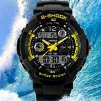 Skmei AD0931 Men's Military Sports Watch Multifunction Multi-colour LED Digital Waterproof Alarm Wrist Watch