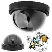 Dummy Security Camera with Dome Shape with Blinking LED