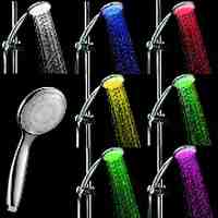 LD8008A1 LED Light Multi Color Changing Handheld Shower Head 