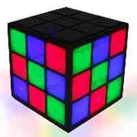 Magic Cube Style Mini LED Gradient Flashing Bluetooth Speaker