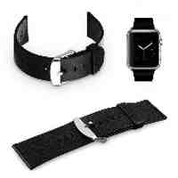 Genuine Leather Classic Buckle Replacement Watch Band Strap for Apple Watch 42MM