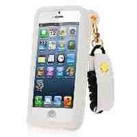 Lanyard Leather Phone Case Cover for iphone 5 5S