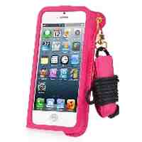 Lanyard Leather Phone Case Cover for iphone 5 5S