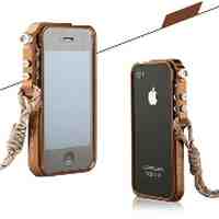 Aluminum Bumper Case Mechanical Arm for Apple iPhone 4/4S