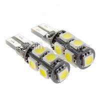 Canbus 2.3W 9-LED 160LM 6000K Cool White Light LED Bulb for Car (12V2 pcs)