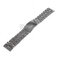 Men's 22mm Full Steel Watch Band