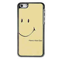 Smiling Face Pattern Aluminous Hard Case for iPhone 5C