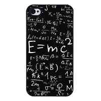 Mass-energy Equation Pattern Aluminous Hard Case for iPhone 4/4S