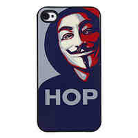 Hop Man Pattern Aluminous Hard Case for iPhone 4/4S