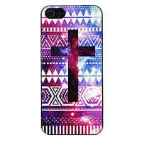 Colorful Cross Pattern Aluminous Hard Case for iPhone 5/5S