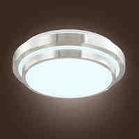 Modern Creative LED Flush Mount Light Aluminum Acrylic Electroplating