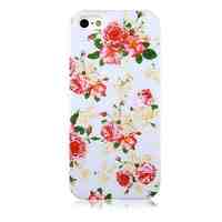 Rose Pattern Back Case for iPhone 5/5S